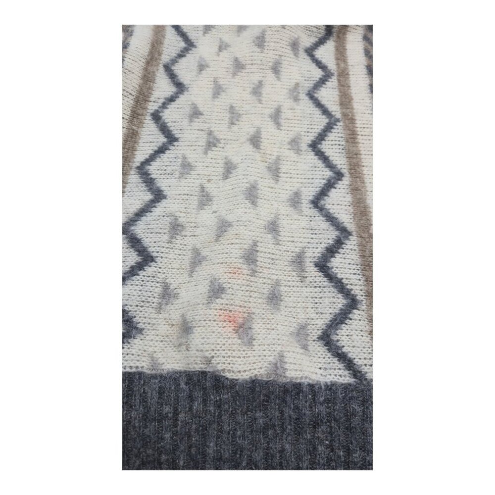 Vtg Alafoss Icewool  Sweater Women S Turtleneck Preppy Grandmacore Cable Knit - Picture 8 of 13